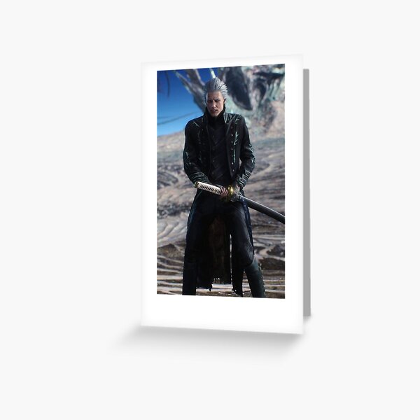 Vergil - Devil May Cry Greeting Card for Sale by MyAsianArt