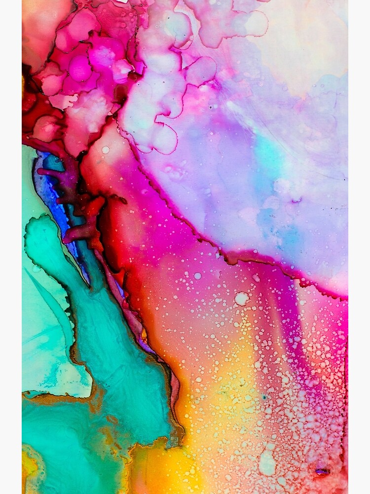 A beautiful abstract drip paint wallpaper for your mobile device