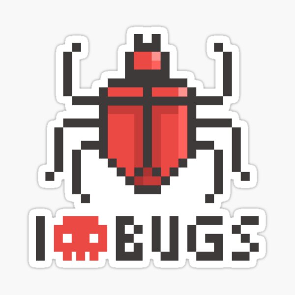 I kill bugs Sticker