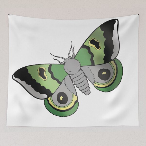 Item preview, Aromantic Pride Moth designed and sold by holesinyourlung.