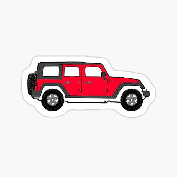 red rubicon decal