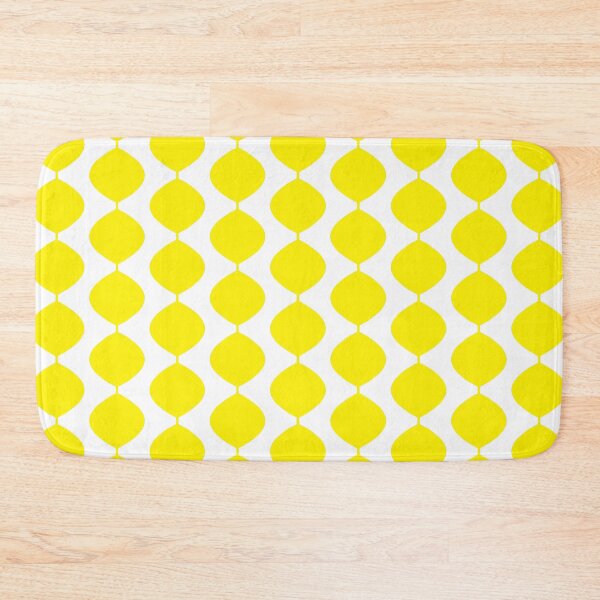 Item preview, Mid Century Modern Retro 60s Waves Pattern  (Yellow Pure) designed and sold by Makanahele.