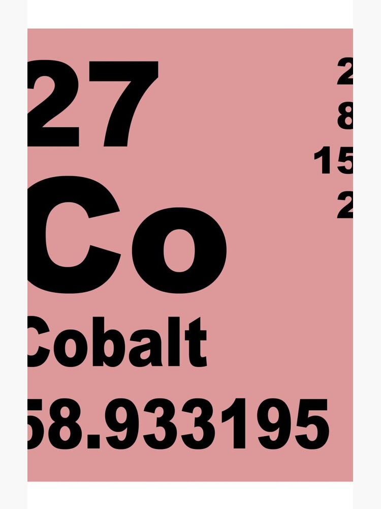 cobalt periodic table of elements cobalt periodic table of elements