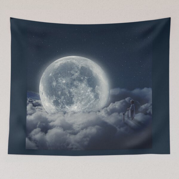 Item preview, The Girl And The Moon  designed and sold by hotamr.
