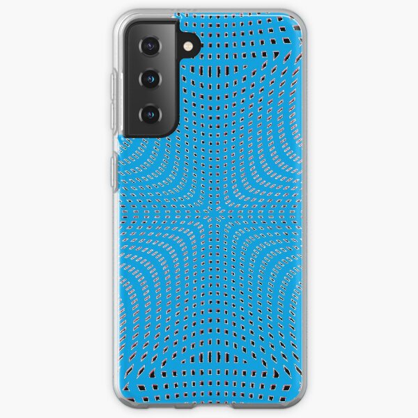 #Pattern, #illusion, #tile, #art, repetition, abstract, design, decoration, mosaic Samsung Galaxy Soft Case