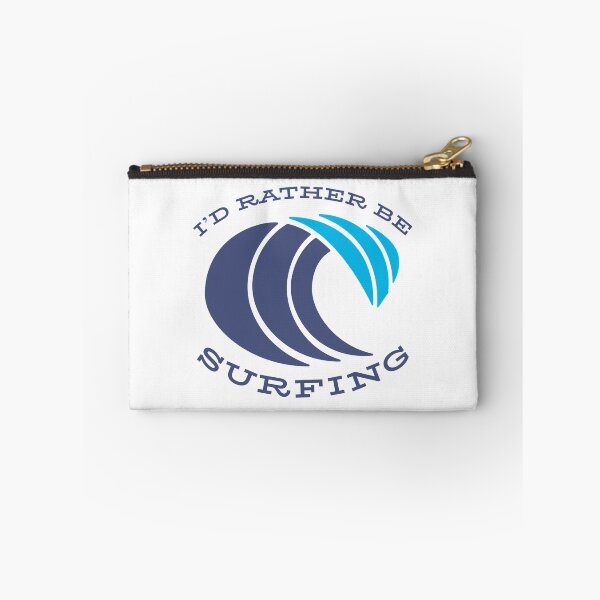 Item preview, Surf Life Quote I'd Rather Be Surfing Wave Surfer Love Beach design designed and sold by CreatedByHeidi.