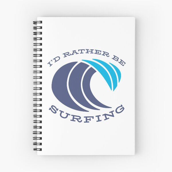 Item preview, Surf Life Quote I'd Rather Be Surfing Wave Surfer Love Beach design designed and sold by CreatedByHeidi.