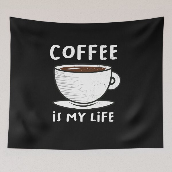 Item preview, Coffee is my life Caffeine Lovers designed and sold by Músico Ilustre.
