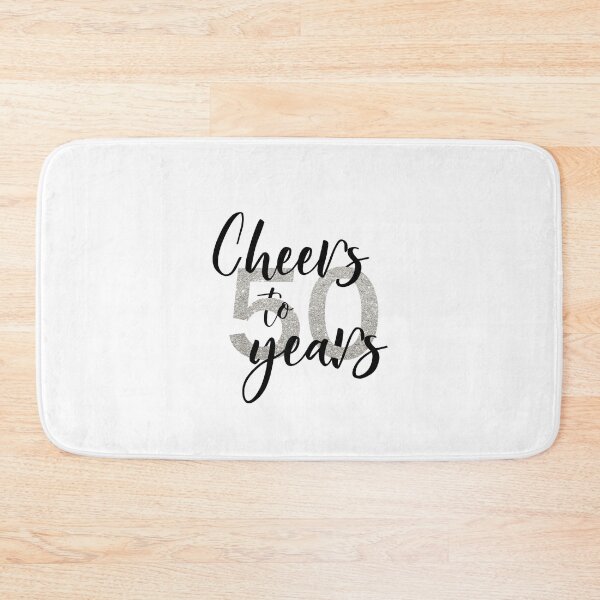 Item preview, Cheers to Fifty 50 Years Birthday designed and sold by ColorFlowArt.