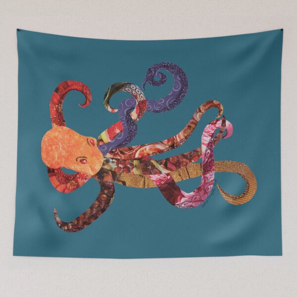 Item preview, Octopus Collage designed and sold by DesignVal.