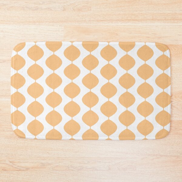 Item preview, Mid Century Modern Retro 60s Waves Pattern  (Yellow Orange Pastel) designed and sold by Makanahele.