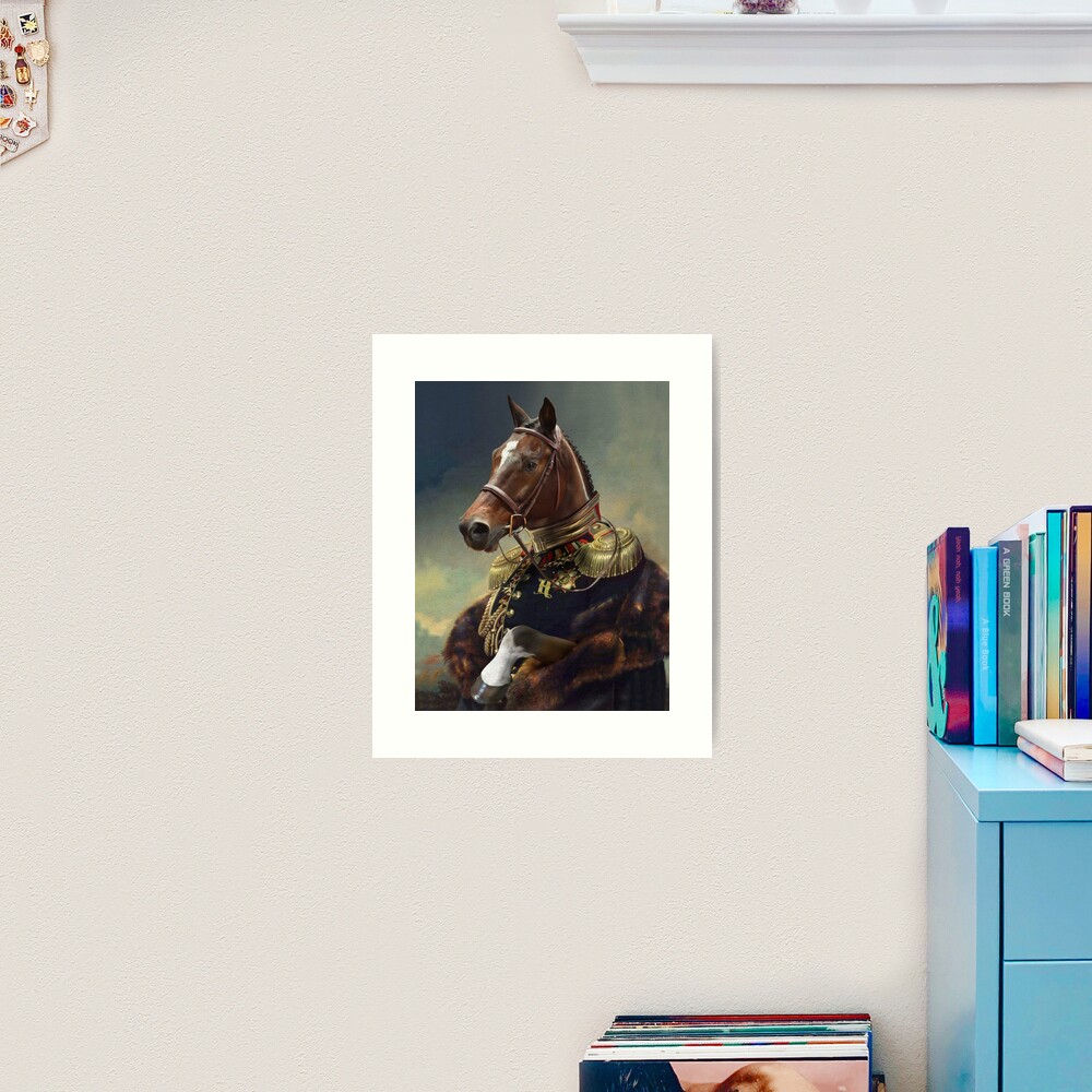 Horse Portrait Art Print