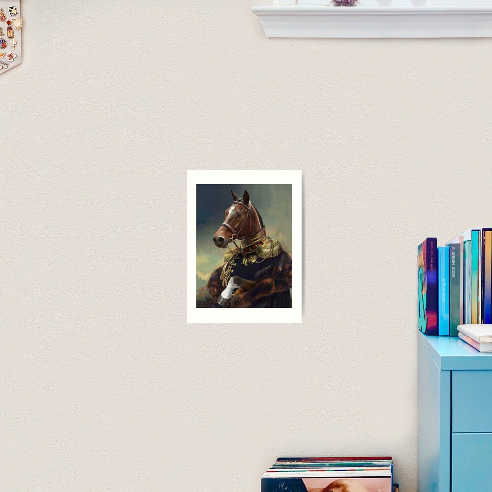 Horse Portrait Art Print