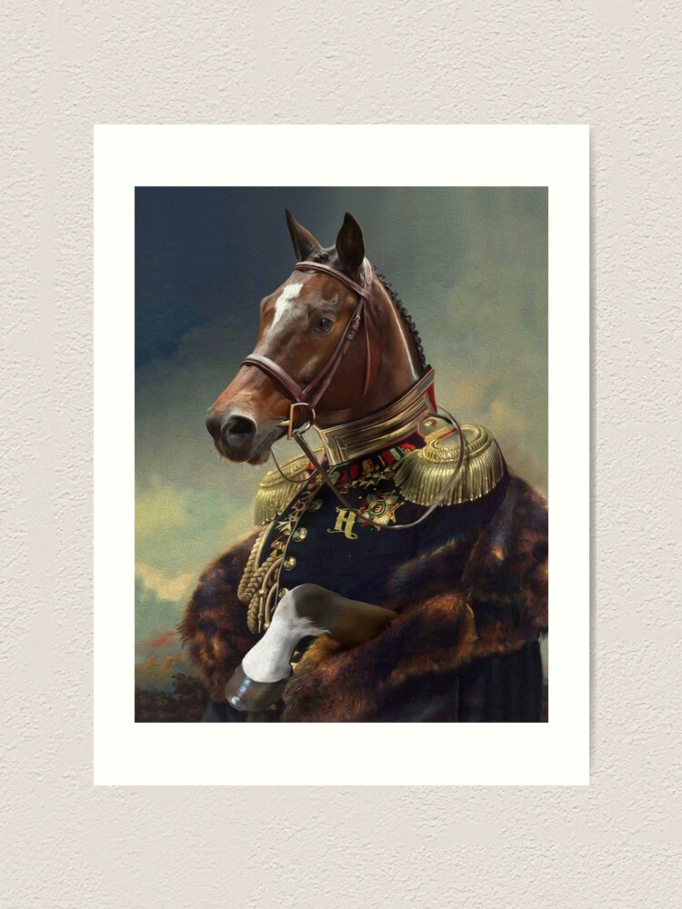 Alternate view of Horse Portrait Art Print