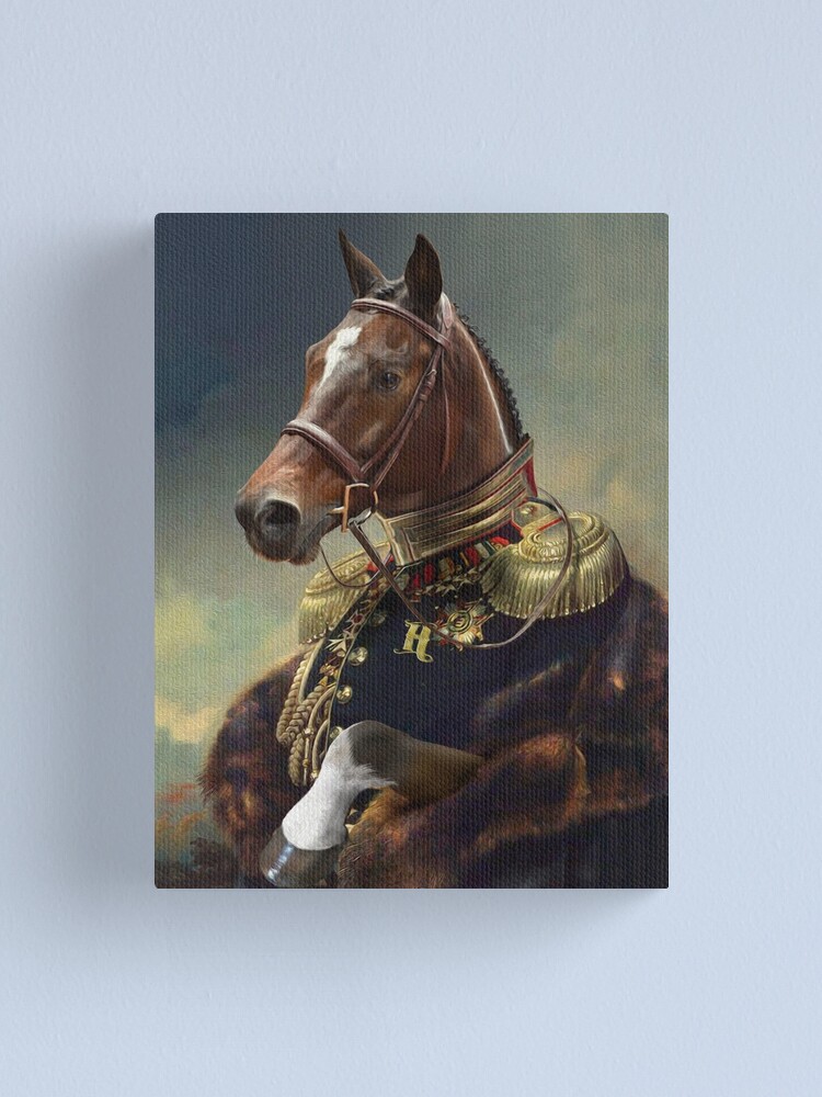 Alternate view of Horse Portrait Canvas Print
