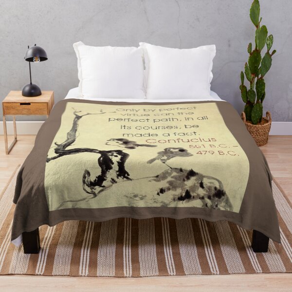 Item preview, Only By Perfect Virtue - Confucius designed and sold by CrankyOldDude.