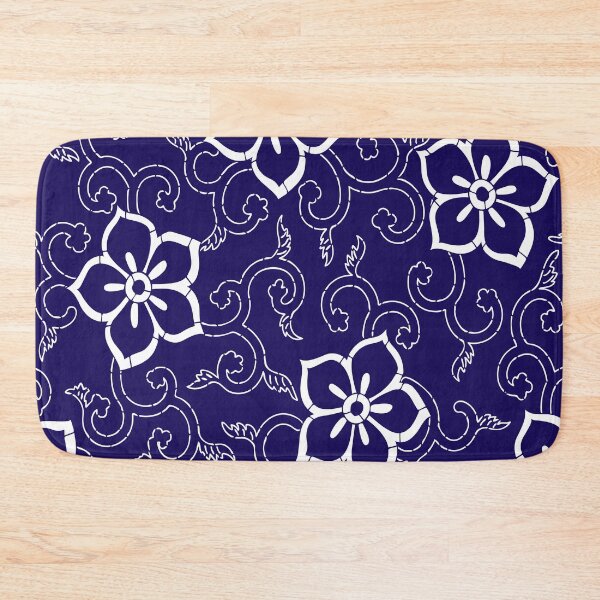 Item preview, Blue Batik Floral designed and sold by Makanahele.