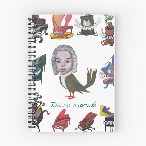 Item preview, Pianos and Bach bird designed and sold by Diego Manuel Rodriguez.