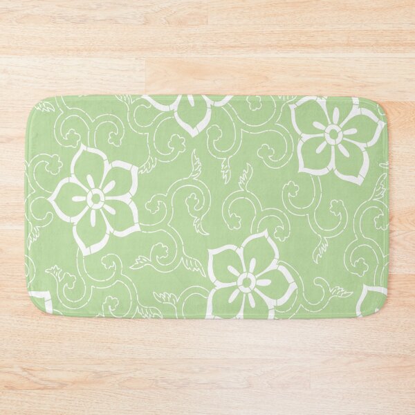 Item preview, Tea Green Batik Floral designed and sold by Makanahele.