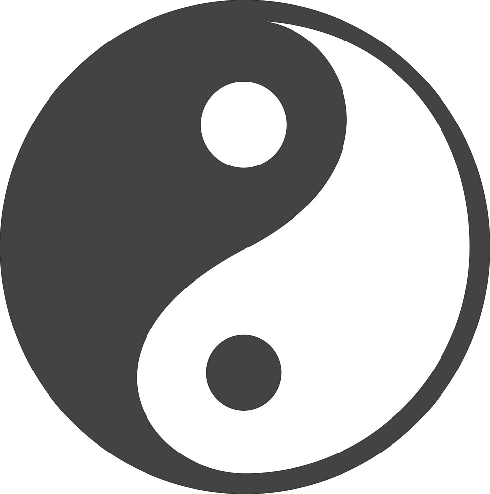 "Ying Yang Chinese Symbol " By Scooterbaby | Redbubble