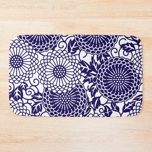 Item preview, Blue Batik Floral designed and sold by Makanahele.