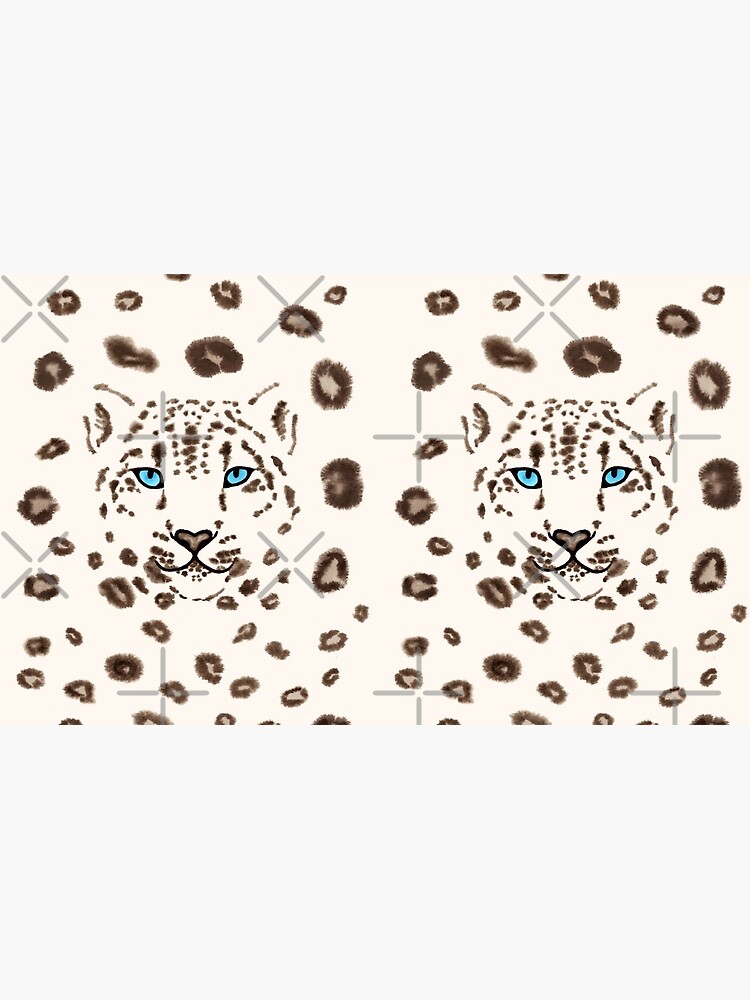 Watercolor Snow Leopard 2 by nadyanadya