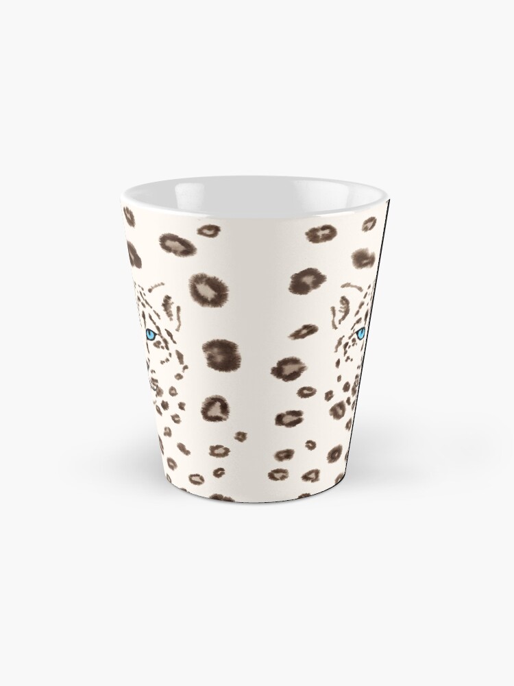 Alternate view of Watercolor Snow Leopard 2 Mug