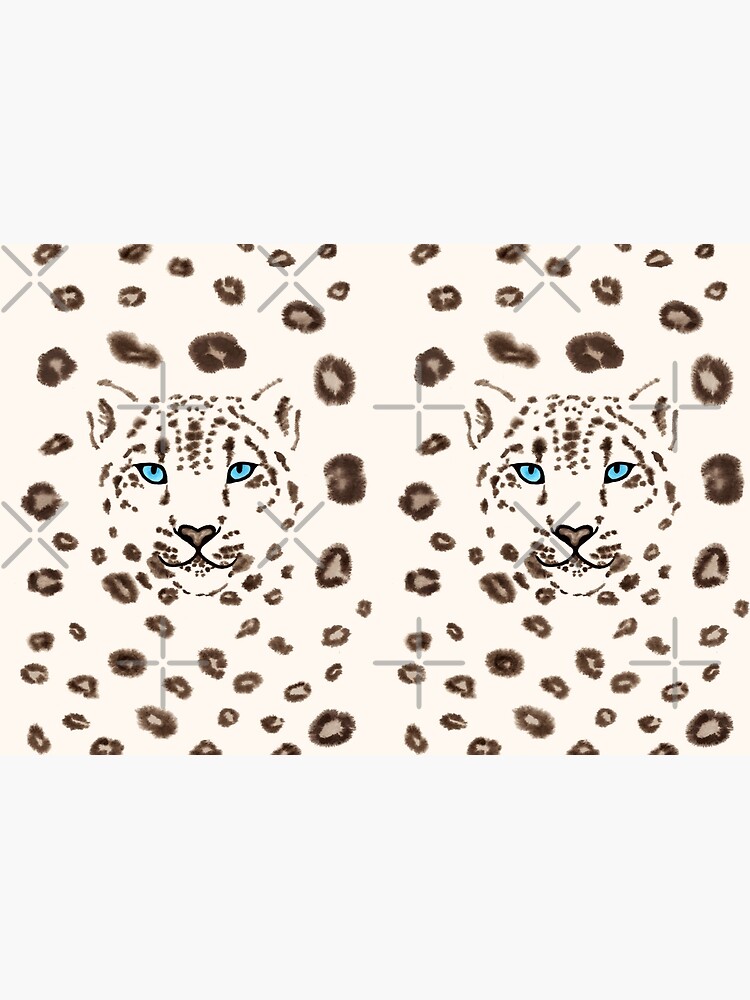 Watercolor Snow Leopard 2 by nadyanadya
