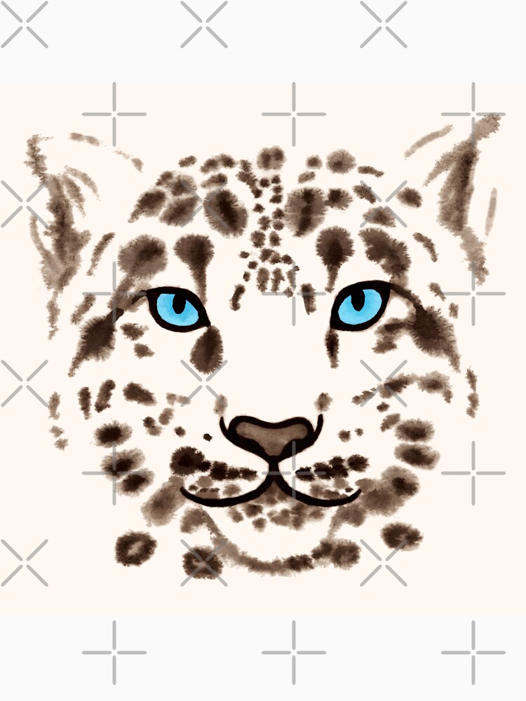 Watercolor Snow Leopard by nadyanadya