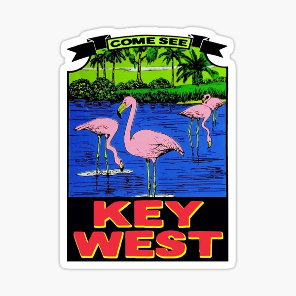Item preview, Key West Florida Vintage Flamingos Travel Luggage designed and sold by Travel Time.
