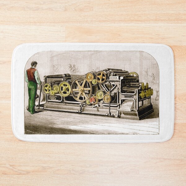 Item preview, Man Running Machine With Gears designed and sold by VictorIos.