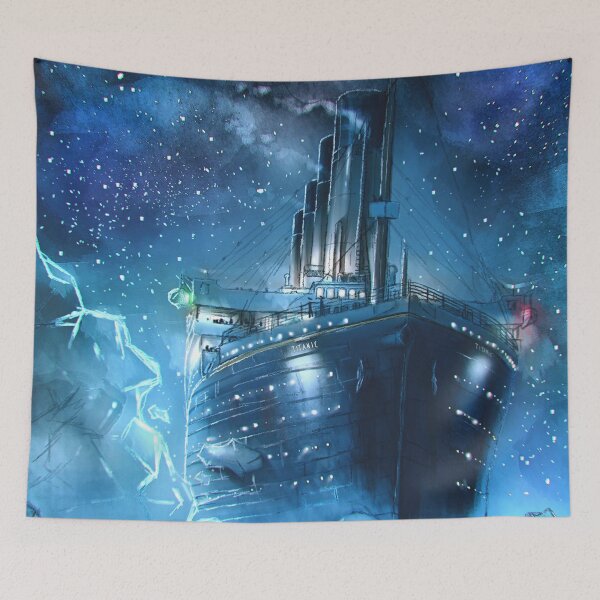 Item preview, Collision | Titanic painting | Art by Eliott Sontot designed and sold by Eliott Sontot.