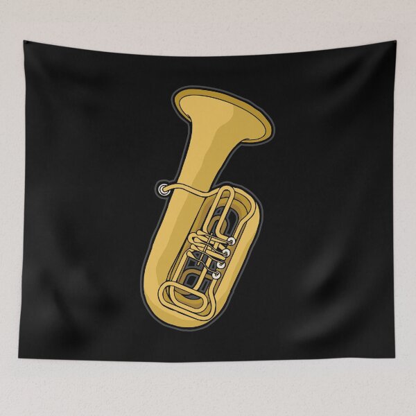 Item preview, TUBA Player Tubist Instrument Horn French Horn designed and sold by Moonpie90.
