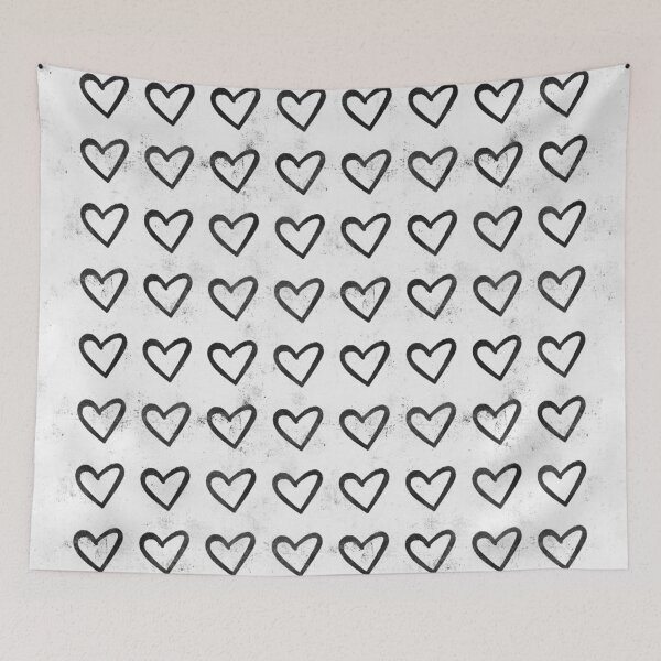 Item preview, Heart Pattern with Ink Splatter designed and sold by Leah Flores.