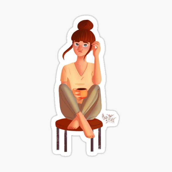 morning coffee Sticker