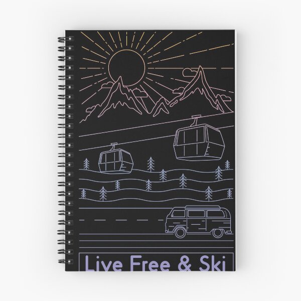 Artikelvorschau, Live Free & Ski entworfen und verkauft von PixelSamuel.