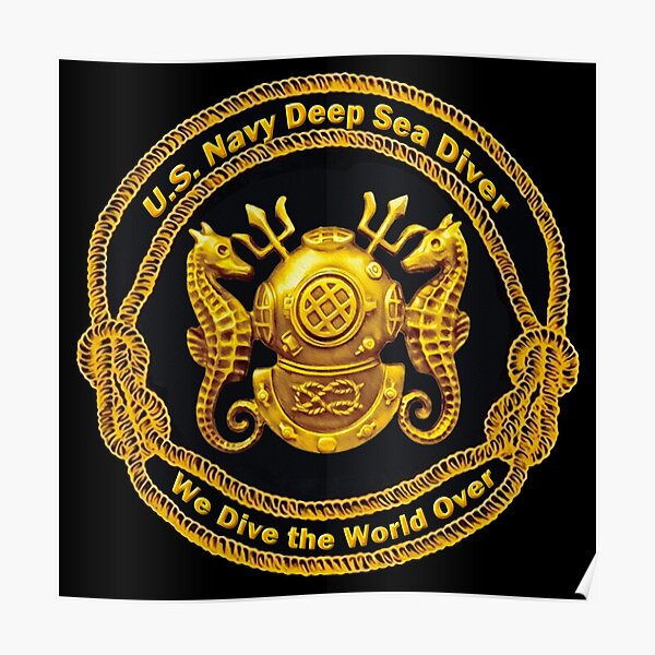 Navy Diver Posters | Redbubble