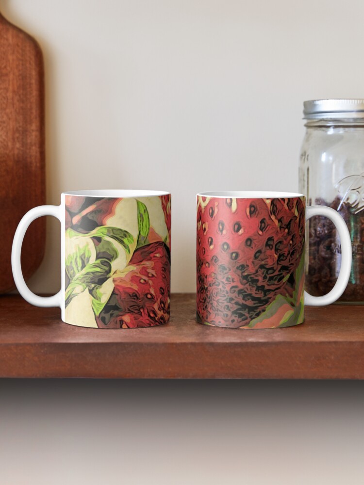 Alternate view of Strawberry Season - Fruit Lover Gift - Art Photography Mug