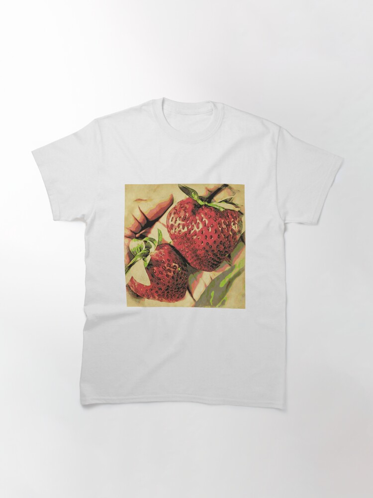 Alternate view of Strawberry Season - Fruit Lover Gift - Art Photography Classic T-Shirt