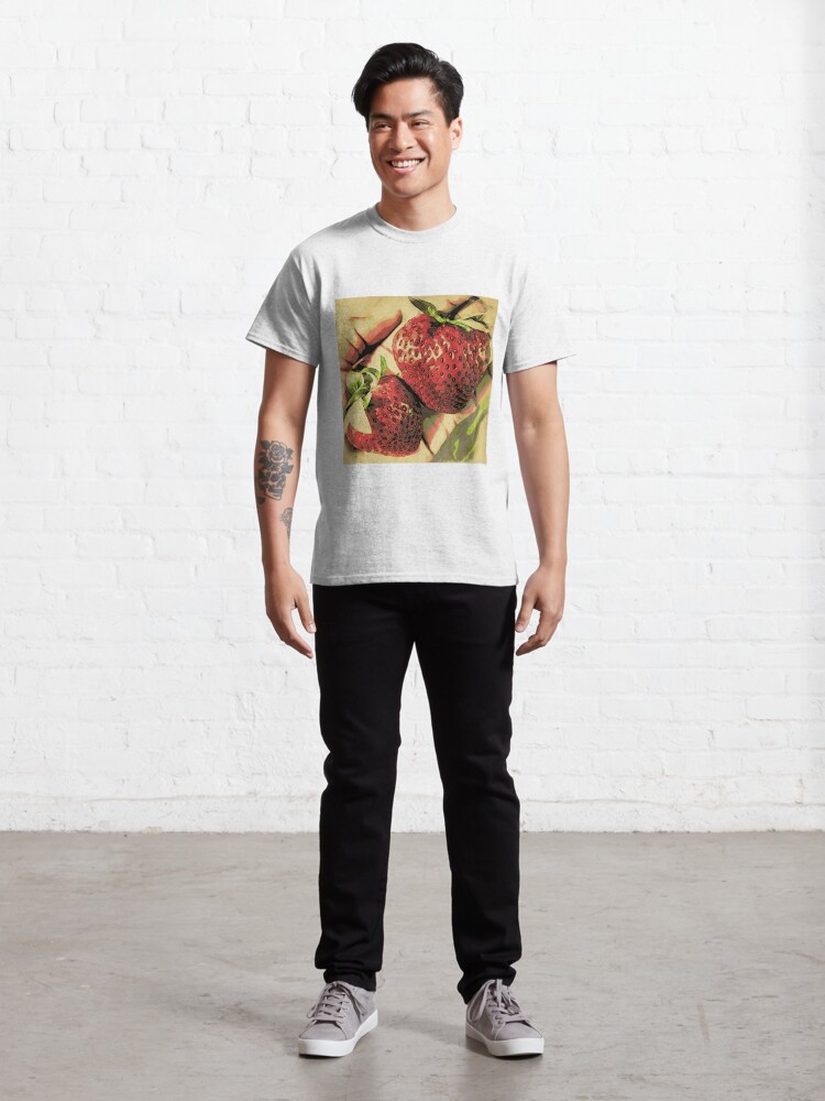Alternate view of Strawberry Season - Fruit Lover Gift - Art Photography Classic T-Shirt