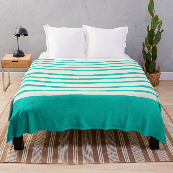 Item preview, Aqua Color Stripes designed and sold by Leah Flores.