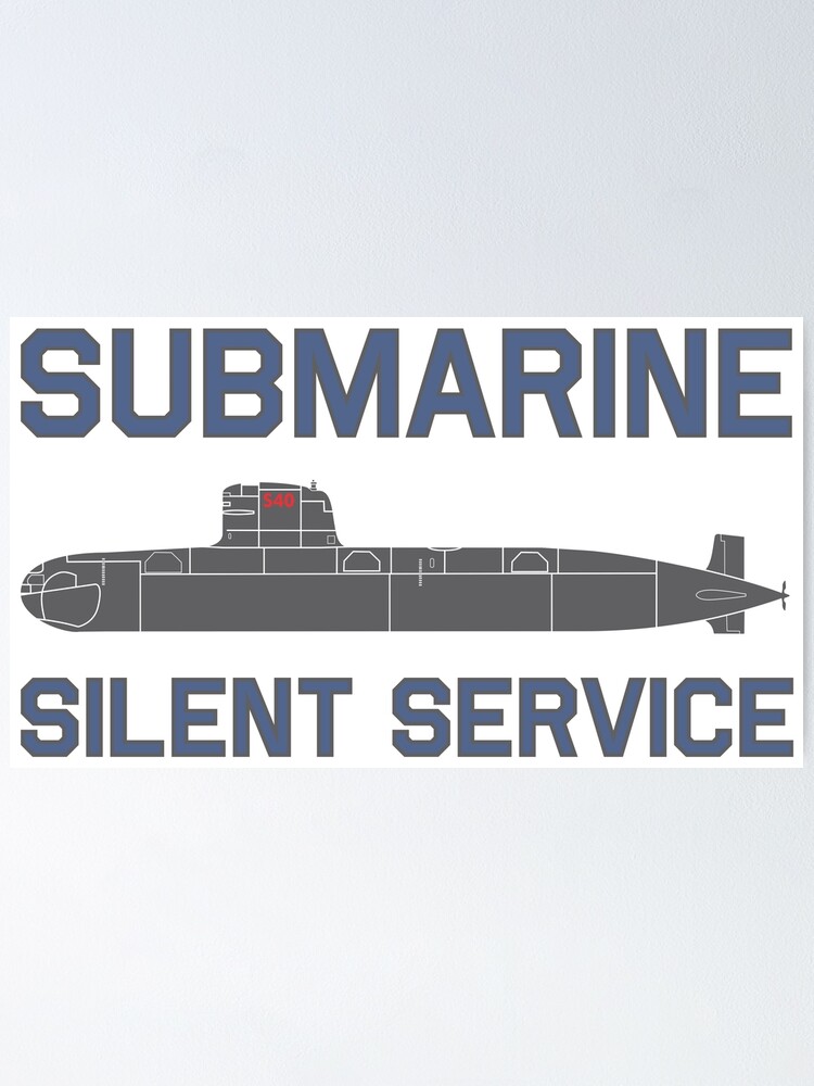 Submarine Silente Service Poster By Pzd501 Redbubble