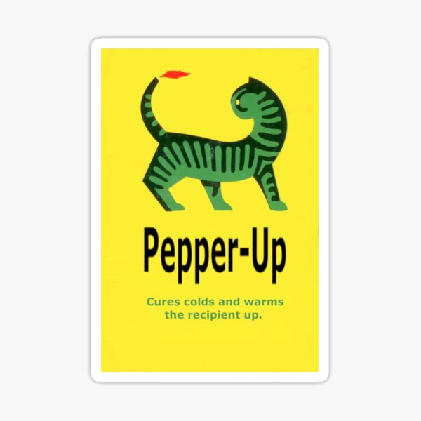 Pepper-Up Potion Label Sticker