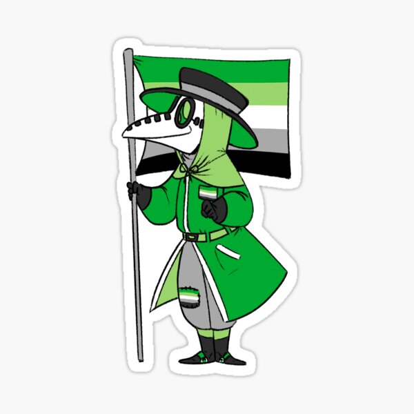 Artikel-Vorschau von Aromantic Plague Doctor Pride, designt und verkauft von soodie.
