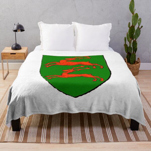 Item preview, Red Beasts On Herald Crest Of Green designed and sold by VictorIos.