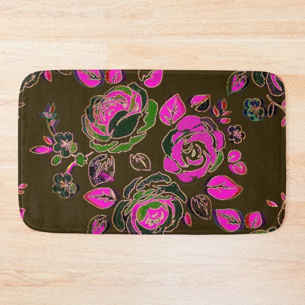 Item preview, Vintage Roses Jewel Chocolate Pink designed and sold by PageDesigns.