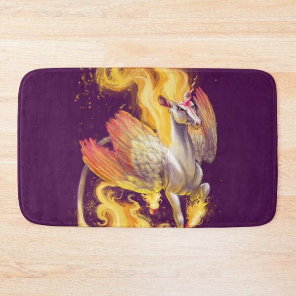 Item preview, Winged Fire Unicorn designed and sold by Unicornarama.