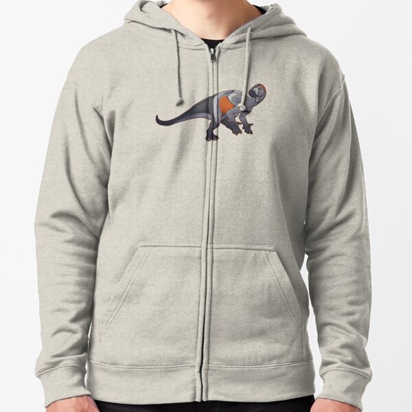 Iguanodon bernissartensis Zipped Hoodie