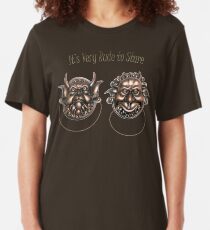 It's Very Rude to Stare Labyrinth Knockers Slim Fit T-Shirt