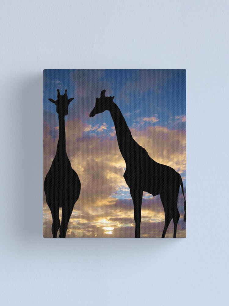 Alternate view of The winner by a neck Canvas Print